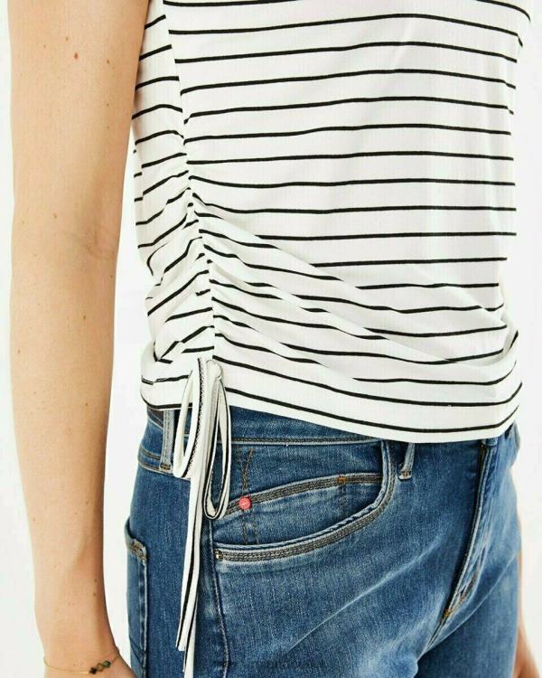 Mexx Striped Top Blue White 0T44H188 Women