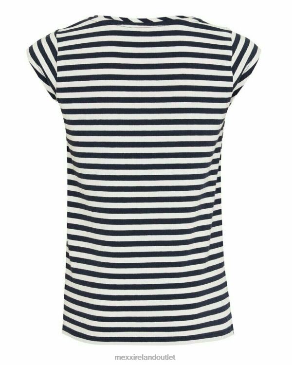 Mexx Striped artwork t-shirt Navy Blue 0T44H874 Girls
