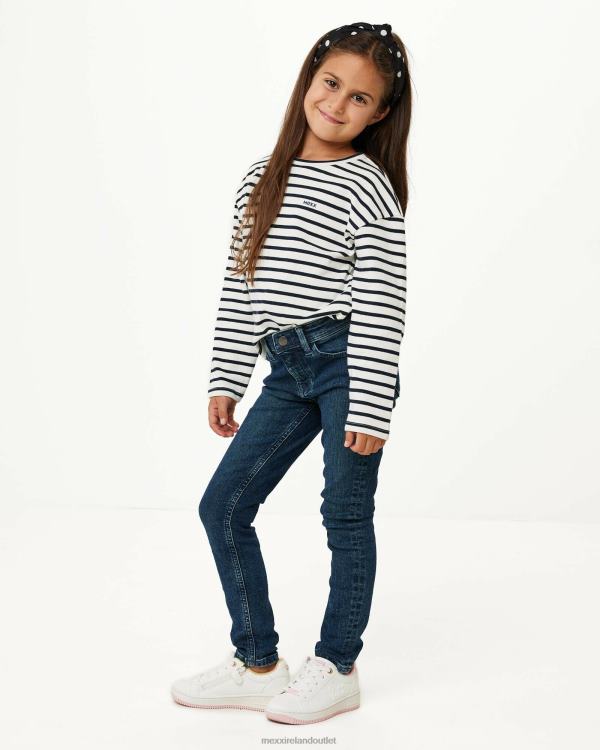 Mexx Striped sweater dropped shoulder Off White 0T44H827 Girls