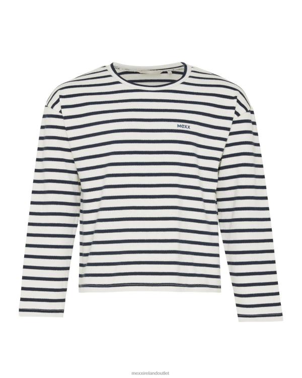 Mexx Striped sweater dropped shoulder Off White 0T44H827 Girls