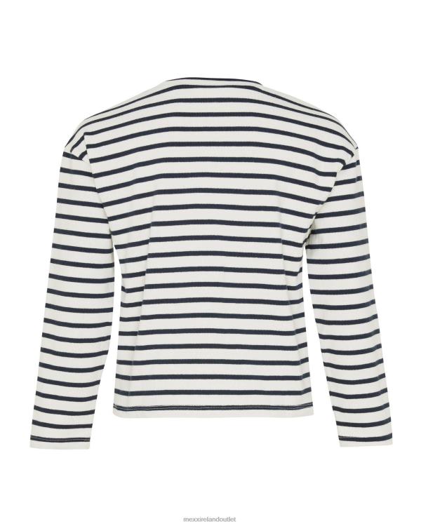 Mexx Striped sweater dropped shoulder Off White 0T44H827 Girls