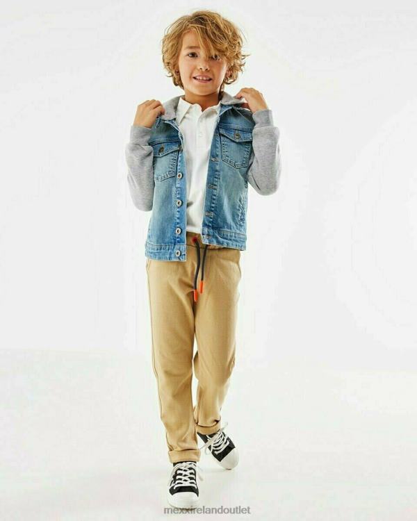 Mexx Structure jogger pantalon sand Beige 0T44H912 Boys