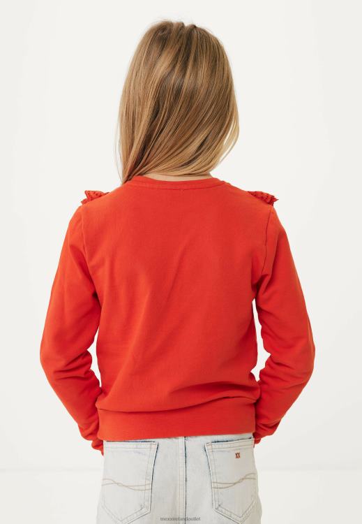 Mexx Sweater Broidery Ruffle Red 0T44H754 Girls
