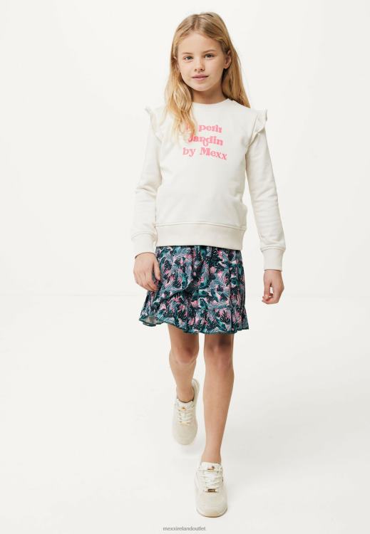 Mexx Sweater Ruffle Off White Beige 0T44H753 Girls