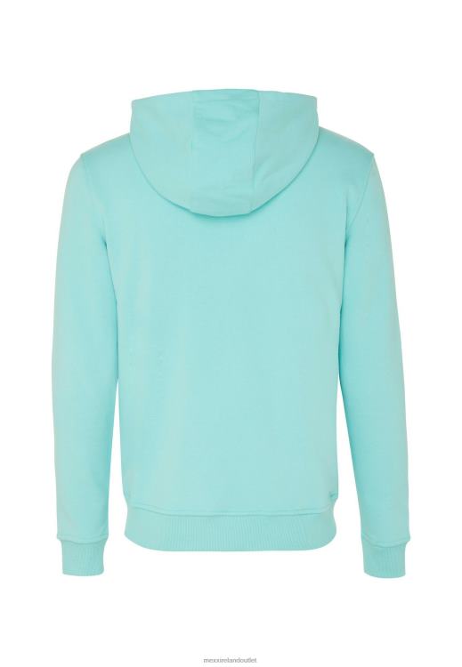 Mexx Sweater With Small Chest Print Aqua Blue 0T44H628 Men