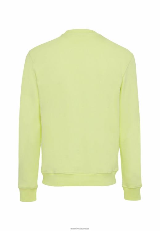 Mexx Sweater With Small Chest Print Lime Yellow 0T44H481 Men