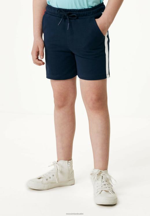 Mexx Sweatshorts With Printed Stripes Navy Blue 0T44H884 Boys
