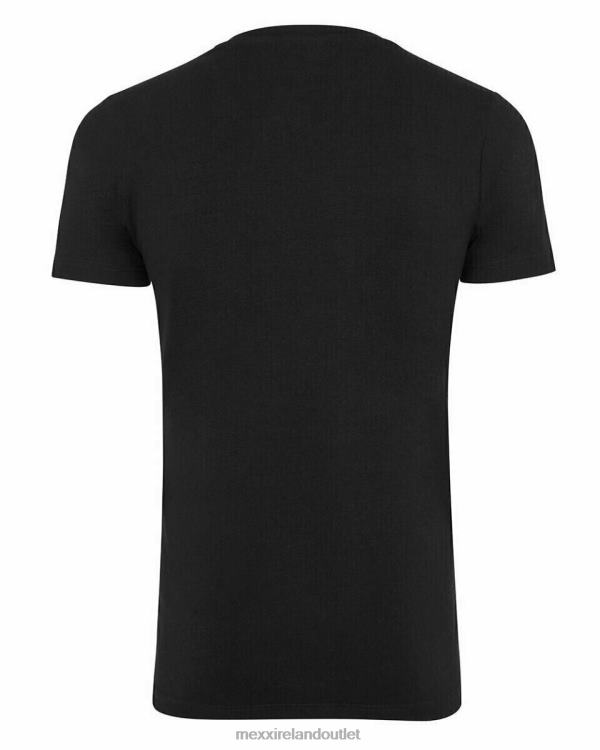 Mexx T-Shirt Round-Neck Black Schwarz 0T44H644 Men