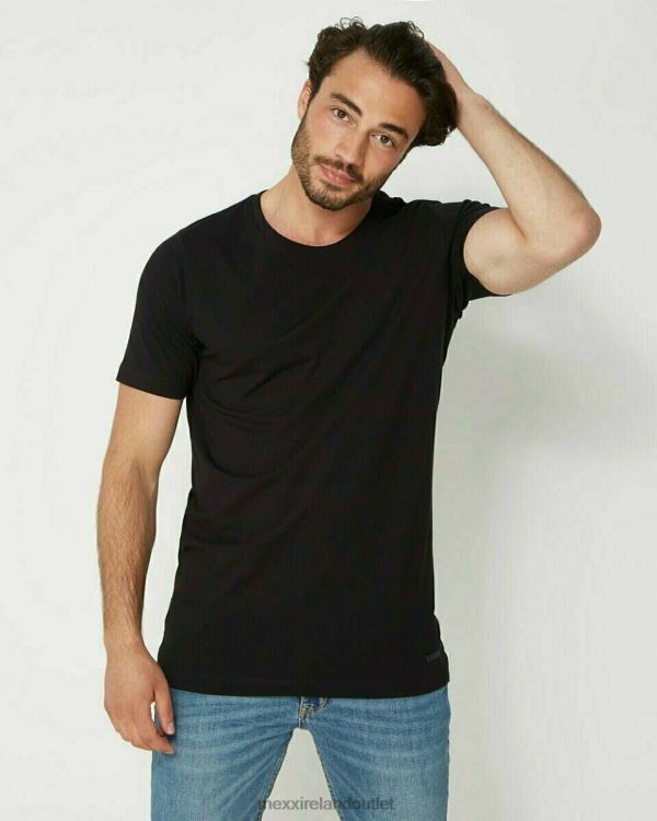 Mexx T-Shirt Round-Neck Black Schwarz 0T44H644 Men