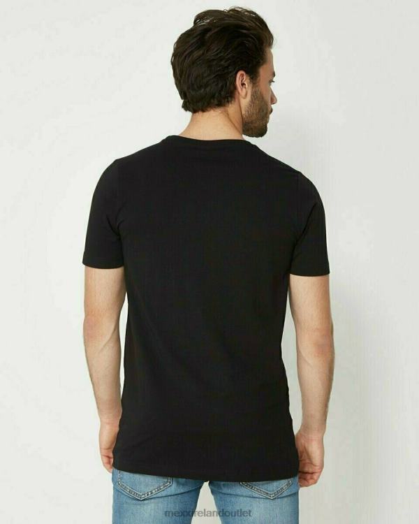 Mexx T-Shirt Round-Neck Black Schwarz 0T44H644 Men