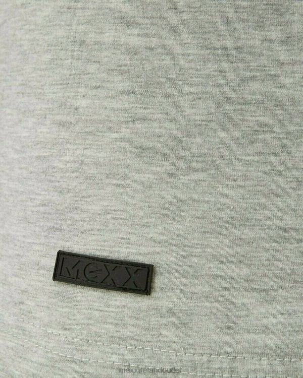 Mexx T-Shirt Round-Neck Melange Grey 0T44H648 Men