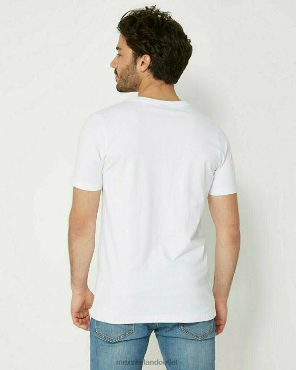 Mexx T-Shirt Round-Neck White 0T44H650 Men