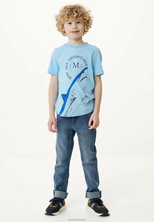 Mexx T-shirt Artwork Short Sleeve Light Blue 0T44H904 Boys