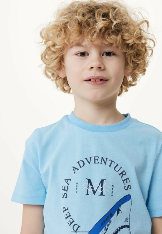 Mexx T-shirt Artwork Short Sleeve Light Blue 0T44H904 Boys