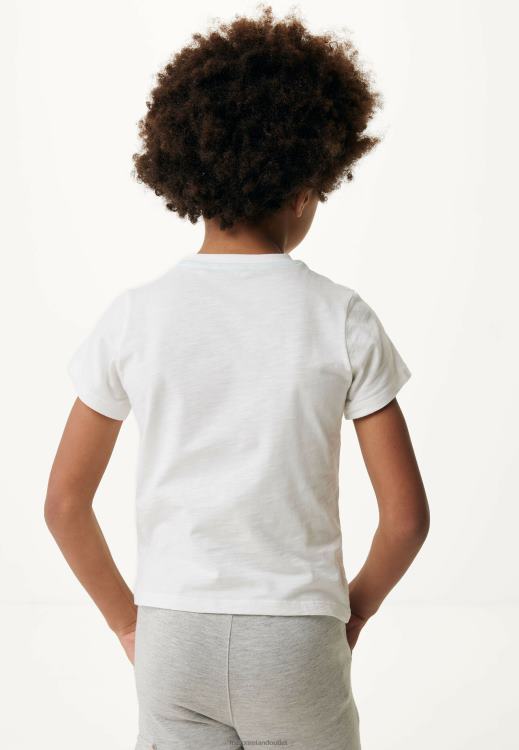 Mexx T-shirt Artwork Short Sleeve Off White Beige 0T44H902 Boys