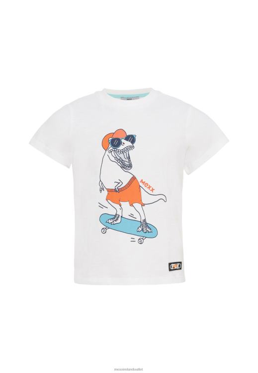 Mexx T-shirt Artwork Short Sleeve Off White Beige 0T44H902 Boys