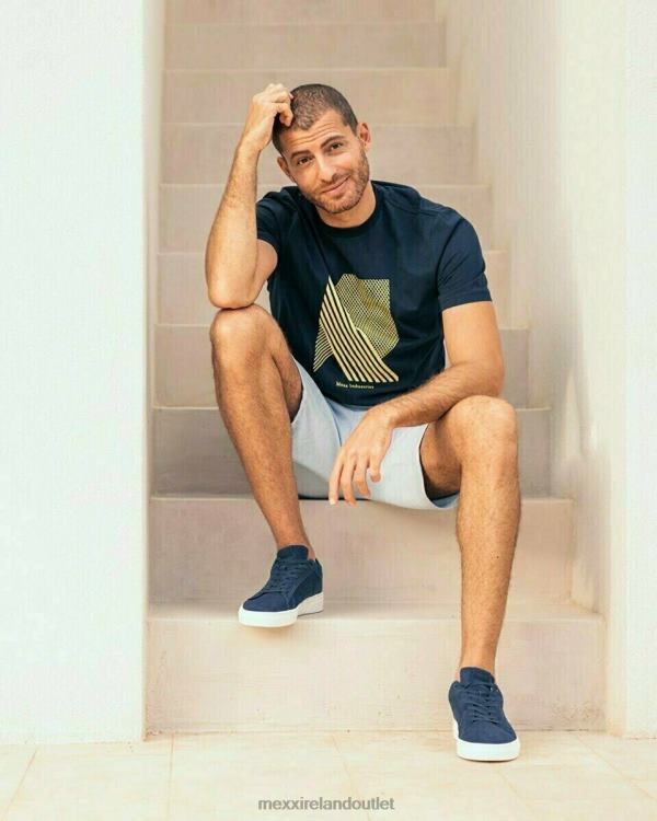 Mexx T-shirt Crewneck Navy Blue 0T44H587 Men