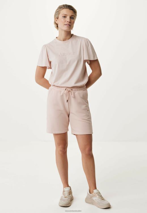 Mexx T-shirt Flutter Sleeve Old Pink 0T44H147 Women