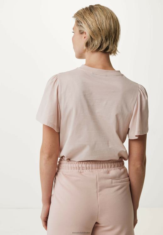 Mexx T-shirt Flutter Sleeve Old Pink 0T44H147 Women