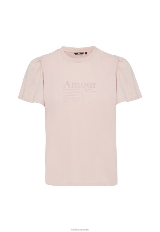 Mexx T-shirt Flutter Sleeve Old Pink 0T44H147 Women