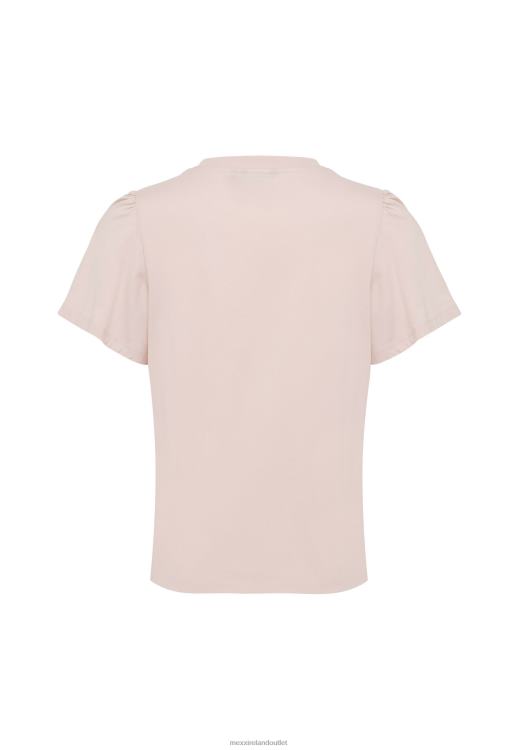 Mexx T-shirt Flutter Sleeve Old Pink 0T44H147 Women