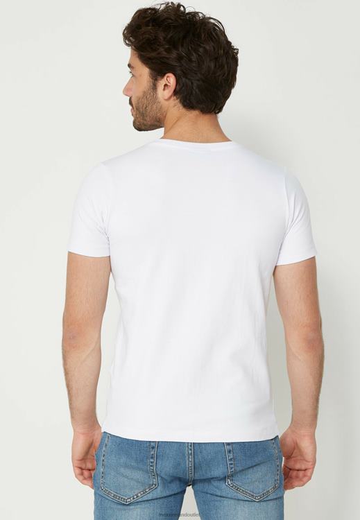 Mexx T-shirt SS crew neck 2-Pack White 0T44H539 Men
