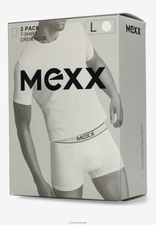 Mexx T-shirt SS crew neck 2-Pack White 0T44H539 Men