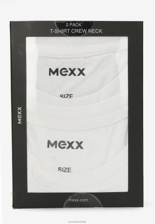 Mexx T-shirt SS crew neck 2-Pack White 0T44H539 Men