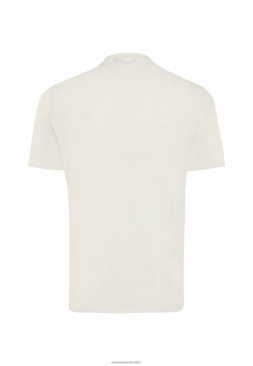 Mexx T-shirt Short Sleeve Rubber Print Off White Beige 0T44H488 Men