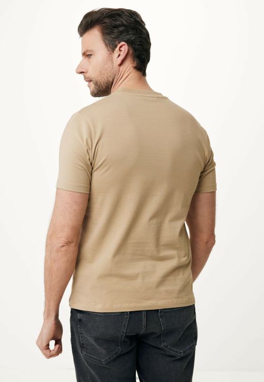 Mexx T-shirt Short Sleeve Rubber Print Sand Beige 0T44H486 Men