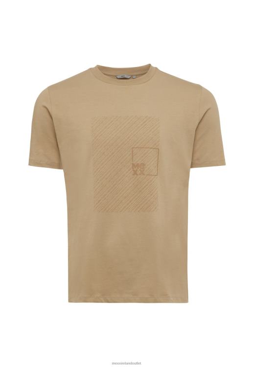 Mexx T-shirt Short Sleeve Rubber Print Sand Beige 0T44H486 Men