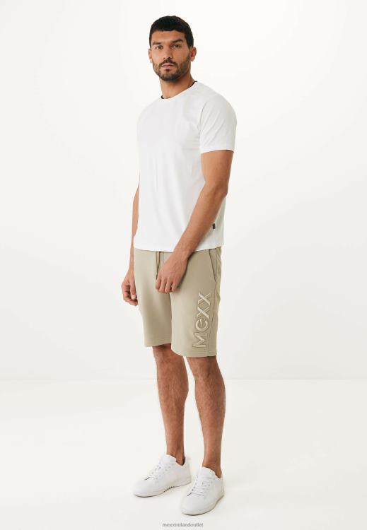 Mexx T-shirt Short Sleeve Yarn Dye Off White Beige 0T44H493 Men