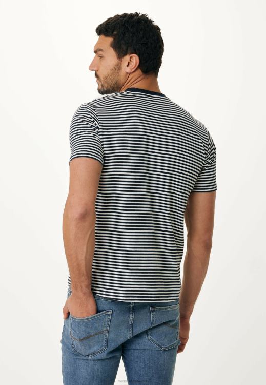 Mexx T-shirt Striped Navy Blue 0T44H519 Men