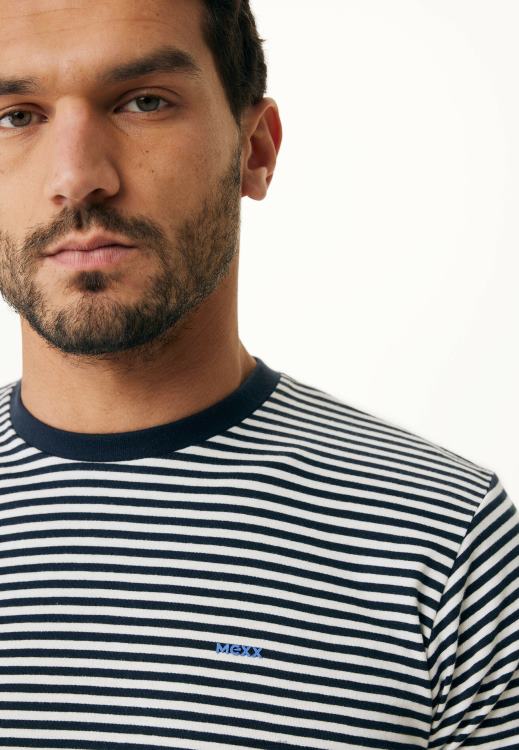 Mexx T-shirt Striped Navy Blue 0T44H519 Men