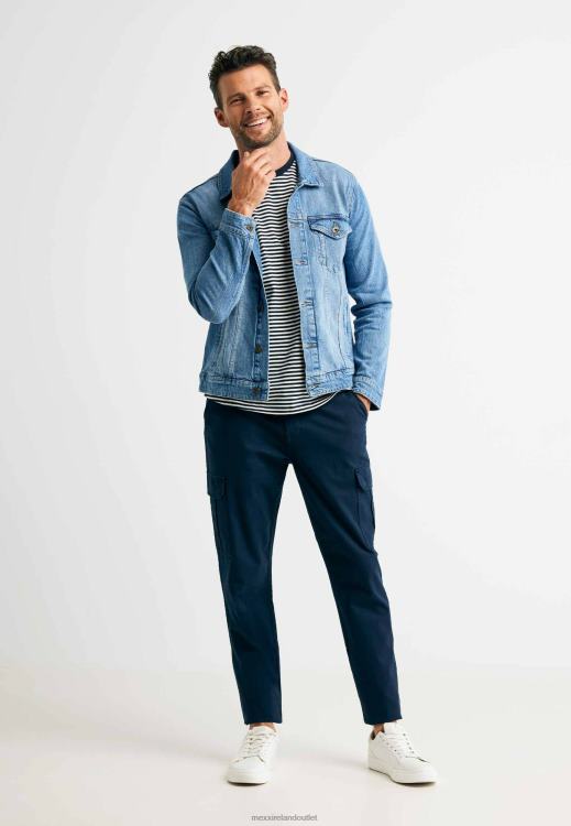 Mexx T-shirt Striped Navy Blue 0T44H519 Men