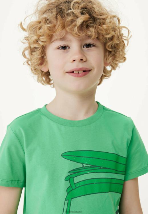 Mexx T-shirt With Artwork Green Cotton 0T44H880 Boys