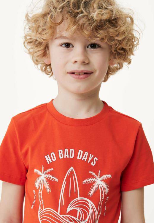Mexx T-shirt With Artwork Red Cotton 0T44H877 Boys