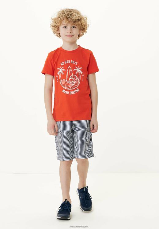 Mexx T-shirt With Artwork Red Cotton 0T44H877 Boys