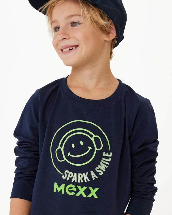 Mexx T-shirt with artwork Navy Blue 0T44H957 Boys