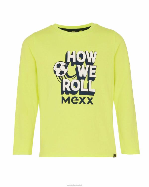 Mexx T-shirt with artwork Neon Yellow 0T44H956 Boys