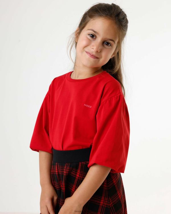 Mexx T-shirt with puffsleeve Red 0T44H815 Girls