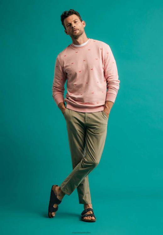 Mexx Tapered Chino Pants Khaki Green 0T44H484 Men