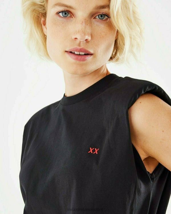 Mexx Top Shoulderpad Black Schwarz 0T44H211 Women