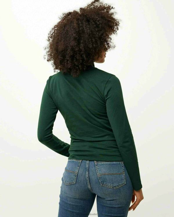 Mexx Turtle Neck Sweater Dark Green 0T44H160 Women
