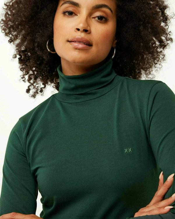 Mexx Turtle Neck Sweater Dark Green 0T44H160 Women