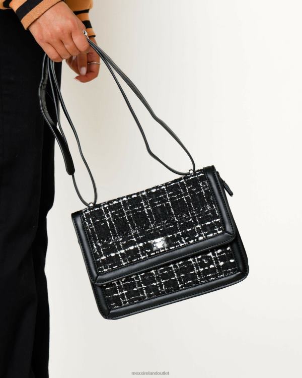 Mexx Tweed flapover bag Black 0T44H426 Women