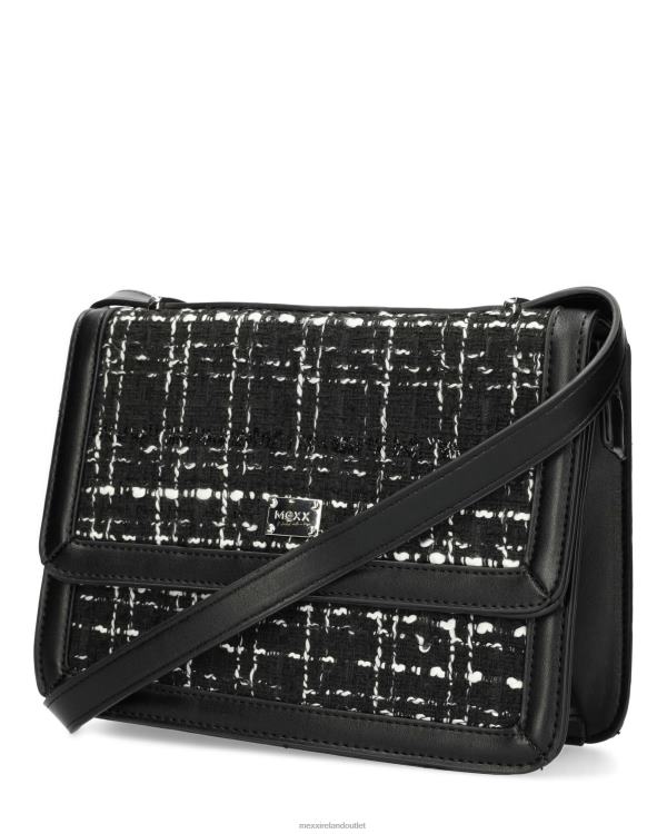 Mexx Tweed flapover bag Black 0T44H426 Women