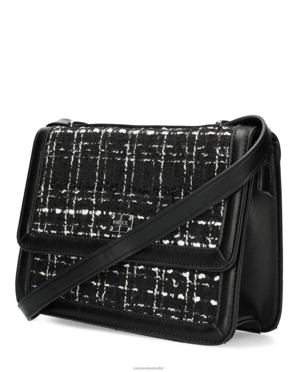 Mexx Tweed flapover bag Black 0T44H426 Women
