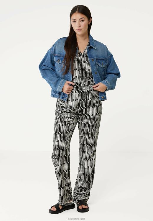 Mexx V-neck Blouse Print Multicolor 0T44H70 Women