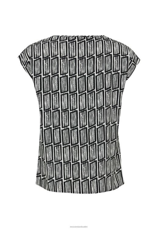 Mexx V-neck Blouse Print Multicolor 0T44H70 Women